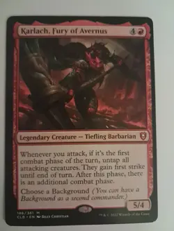 Karlach, Fury of Avernus MP Baldurs Gate MTG Magic the Gathering - Image 1