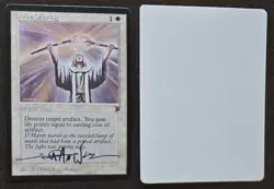 SIGNED MtG Magic Jeff Menges Artist Proof _ Legends _ DIVINE OFFERING _ 1/200! - Image 1