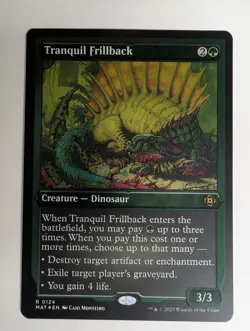 MTG - Tranquil Frillback - MAT - R - Foil Etched - 124 - Image 1
