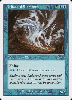 1x Blizzard Elemental NM Eng MTG - Beatdown Box Set - Image 1