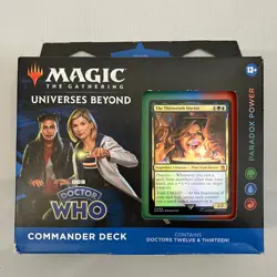 MTG Universes Beyond BBC Doctor Who Paradox Power Commander Deck 2023 WotC - Image 1