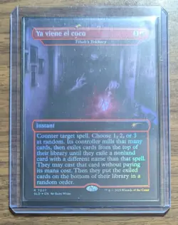 MTG Ya viene el coco - Tibalt's Trickery - Rainbow Foil from SL Drop English NM - Image 2