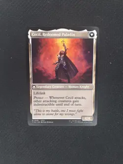 Cecil, Dark Knight // Cecil, Redeemed Paladin - FIN - NM - MTG - Image 2