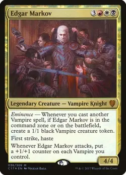 Edgar Markov - Foil Commander 2017 LP MTG - Image 1