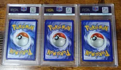 Gyarados 6/102 PSA 6, Blastoise ex PSA 7, Dragonair PSA 8 Lot of 3 Pokemon Cards - Image 2