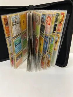 Pokemon Trading Card Binder Collection With Holo & Regular Cards - Image 2