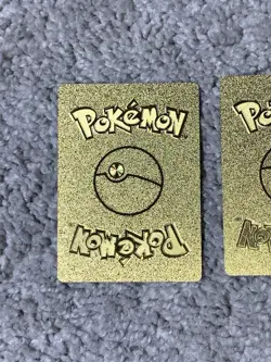 Pokemon Set of 2 Vaporeon VMax HP320 Blkstar Promo Bubble Gold Foil Fan Art NM! - Image 5