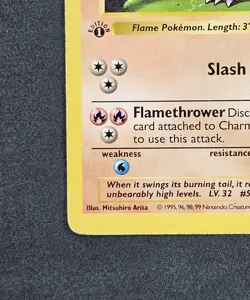 1st Edition Shadowless Charmeleon 024/102 Base Set - Pokemon TCG - Image 5