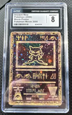 CGC NM/Mint 8 Pokemon Ancient Mew Movie Promo 2000 RARE - Image 1