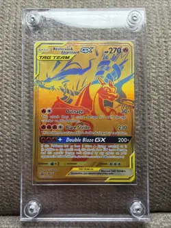 Pokemon TCG Reshiram & Charizard GX SM247 Black Star Promo - Image 1
