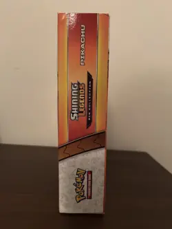 Pokemon TCG Shining Legends Pikachu Pin Collection New Factory Sealed - Image 2