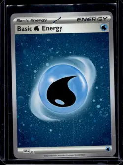 2023 Pokemon SV 151 MEW EN Basic Water Energy SVE Energies Galaxy Holo #003 - Image 1