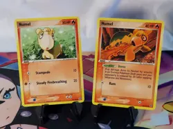 Numel 58/106 Emerald + Numel 68/107 - 2005 EX DEOXYS Set Pokemon TCG NM - Image 1