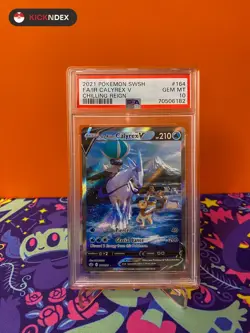 PSA 10 ❄ Ice Rider Calyrex V Alt Art 164 2021 Pokemon Chilling Reign - Image 1