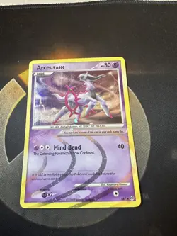 Platinum Arceus, RARE Holo Arceus AR7 LV. 100 EX LP EW1 Pokemon, 2009 - Image 1