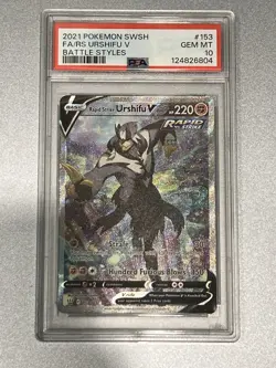 Battle Styles - Rapid Strike Urshifu V 153/163 Pokemon Alt Art - PSA 10🔥 - Image 1