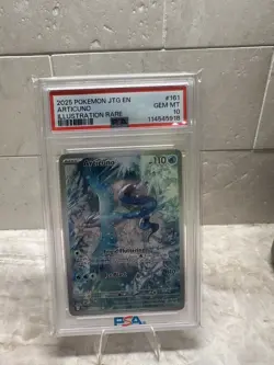 2025 POKEMON JTG EN-JOURNEY TOGETHER ILLUSTRATION RARE #161 ARTICUNO PSA 10 - Image 1