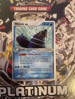 Pokemon TCG Walrein EX Holo Ultra Rare 99/108 NM - Image 1