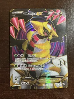 Giratina EX 124/124 HP/DMG Pokemon TCG BW Dragons Exalted HP/DMG - Image 1