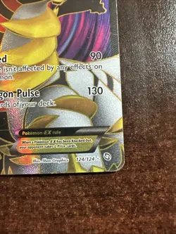 Giratina EX 124/124 HP/DMG Pokemon TCG BW Dragons Exalted HP/DMG - Image 4