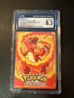 1999 Topps Pokemon Charmeleon E5 Movie Edition FIRST PRINT CGC 8.5 GEM MINT - Image 1