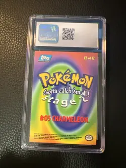 1999 Topps Pokemon Charmeleon E5 Movie Edition FIRST PRINT CGC 8.5 GEM MINT - Image 2