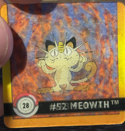 1999 Artbox Pokemon Action Flipz - Premier Edition Meowth/Persian #28 - Image 2