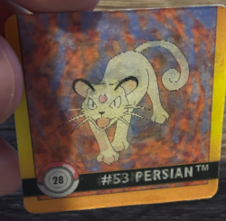 1999 Artbox Pokemon Action Flipz - Premier Edition Meowth/Persian #28 - Image 3