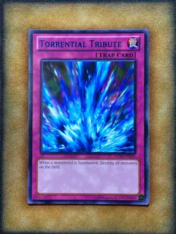 Yugioh Torrential Tribute DL18-EN016 Duelist League Rare Blue NM - Image 1
