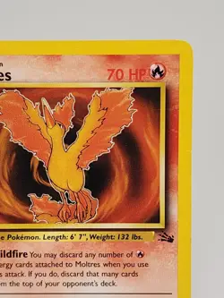 Moltres 27/62 Fossil Non-Holo Rare Vintage Pokemon Card 1999 Near Mint Condition - Image 3