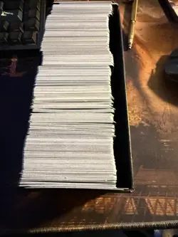 Bulk Mtg Black Cards Commander Starter Set 300 Black Cards Plus Couple Hundred - Image 1