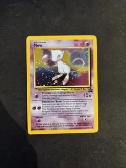Pokemon TCG Black Star Promo Card 9 Holo Mew, Wizards of the Coast - Image 1