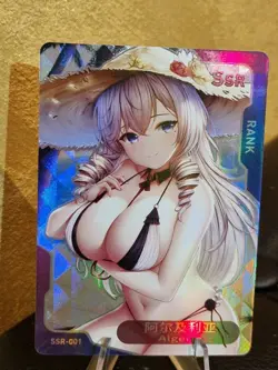 Goddess Story SENPAI HAVEN 3 SSR-001 ALGERIE AZUR LANE ANIME WAIFU CARD - Image 1