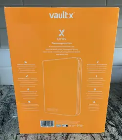 Vault X Neon Orange Exo Tec Zip Binder 9 Pocket Side Loading Holds 360 Cards TCG - Image 2