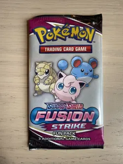 Pokemon Card - Fusion Strike - Fun Pack - 3 Cards - Factory Sealed - Image 1