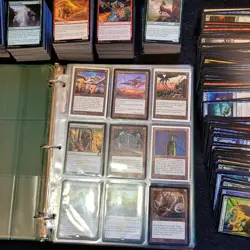144 Rares in 8 Page ALL RARE Cards in Binder. and 1000 other Random Bulk MTG Lot - Image 4