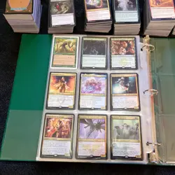 144 Rares in 8 Page ALL RARE Cards in Binder. and 1000 other Random Bulk MTG Lot - Image 5