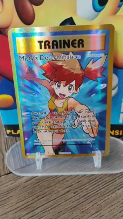 MISTY'S DETERMINATION Evolutions POKEMON Full-Art Holo 2016 Trading Card 108/108 - Image 1