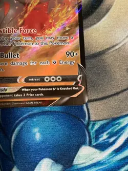 C1016 POKEMON TCG HISUIAN ARCANINE V NM-LP CARD HOLO #090 SILVER TEMPEST RARE - Image 5