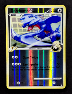 2009 Pokemon GARCHOMP C Supreme Victors REVERSE HOLO Foil Platinum Card 60/147 - Image 1