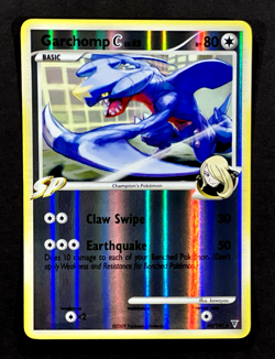 2009 Pokemon GARCHOMP C Supreme Victors REVERSE HOLO Foil Platinum Card 60/147 - Image 2