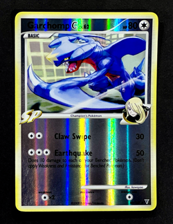 2009 Pokemon GARCHOMP C Supreme Victors REVERSE HOLO Foil Platinum Card 60/147 - Image 3
