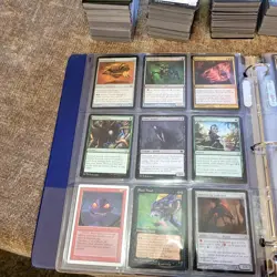7 Pages of PAUPER Cards Collection in Binder and 1000 random Bulk MTG Lot - Image 2