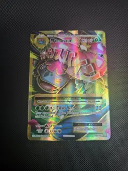 Pokemon TCG M Venusaur EX Full Art Holo Ultra Rare Card 100/108 Evolutions NM - Image 1