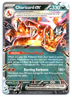 Charizard ex Pokemon Promo SV: Scarlet & Violet Promo Cards 196 - Image 1