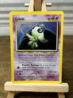 Celebi Neo Revelation Holo Rare Pokemon TCG Card 3/64 HP - Image 1
