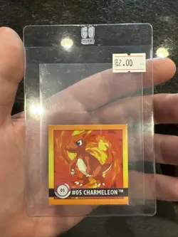 Charmeleon 05 Artbox Series 1 Stickers Vintage Pokemon Trading Card Game 1999 LP - Image 1