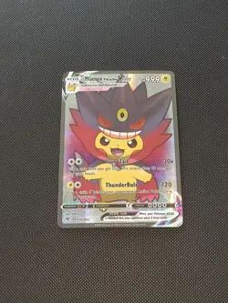 PIKACHU POKEMON GENGA COSPLAY CARTE CARD NEW HOLO PRISM COLLECTION BRILLANTE - Image 4