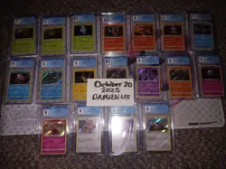 Pokemon TCG Detective Pikachu 18 Card Set GRADED CGC 9s/8.5s Holos - Image 1