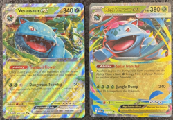 POKEMON CARDS VENUSAUR EX - MEGA VENUSAUR EX HP340/ HP380 (SET OF 2) - Image 1